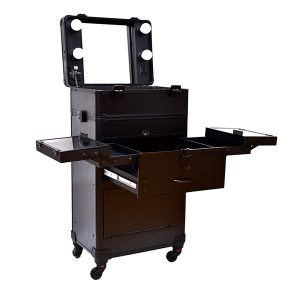 XL Βαλίτσα Μακιγιάζ TC-3380R Black Matte