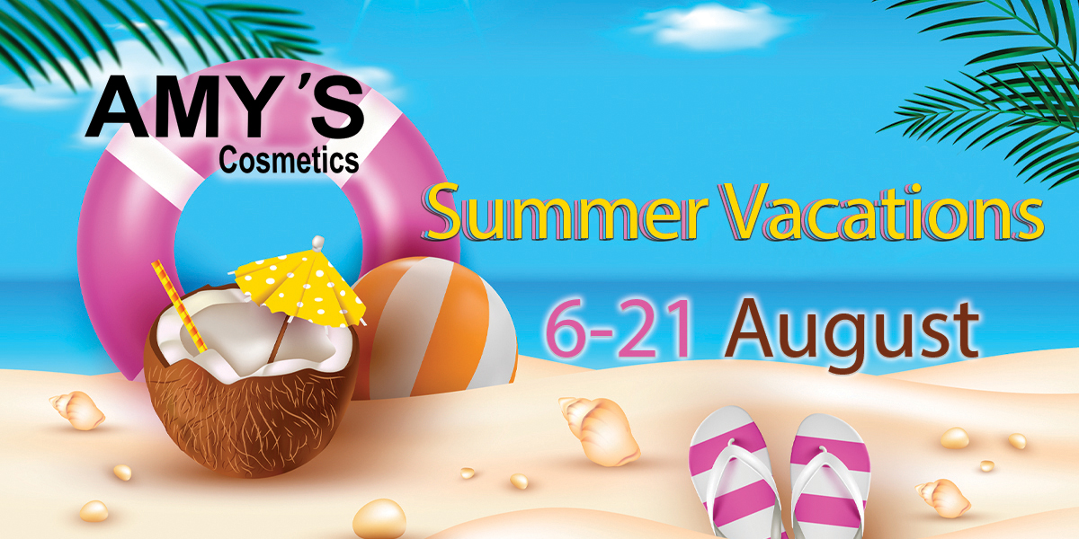 Summer Vacations 6-21 August!